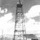 A 100 foot tall tower was constructed to house the Gadget prior to detonation.